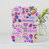 LGBTQフラットカード (スタンド正面)