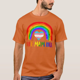LGBTQフリーママハグゲイプライドLGBTレインボーマザーズ Tシャツ