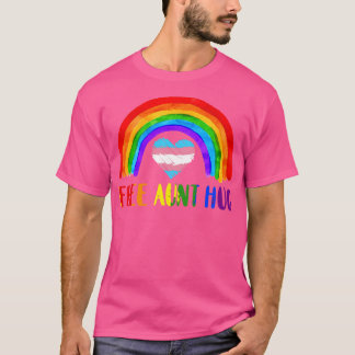 LGBTQフリー叔母ハグゲイプライドLGBTレインボーマザー Tシャツ