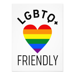 lgbtqフレンドリープライド国旗のシンボルラブゲイlgbt rai フォトプリント