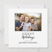 LGBTQブラシストローク虹 招待状 (裏面)