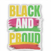 Lgbtqブラックとプライド シール (正面)