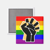 LGBTQブラックアリー マグネット (正面/裏面)