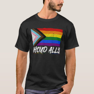 LGBTQブラックプライドアリー誇りを持ったレズビアンゲイBi Trans Tシャツ