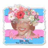 LGBTQブラック・トランス・ライフ シール (正面)