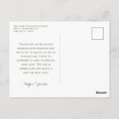 LGBTQブルーアジサイフローラ折り畳み気持ち ポストカード (裏面)