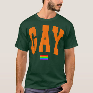 Lgbtqプライドグラフィックレインボー旗人権ホーム Tシャツ