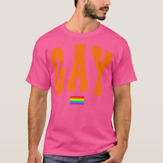 Lgbtqプライドグラフィックレインボー旗人権ホーム Tシャツ