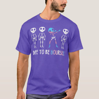 LGBTQプライドトランスジェンダー・ダビン Tシャツ