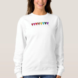 LGBTQプライドハート スウェットシャツ