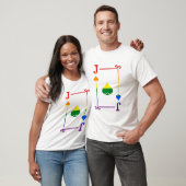 LGBTQプライドフラグトランプスペードカードジャック Tシャツ (ユニセックス)