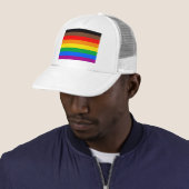 LGBTQプライドフラグ(8色ストライプ) キャップ (インサイチュ)