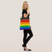 LGBTQプライドフラグ (8色) トートバッグ (モデル)