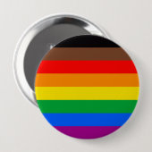 LGBTQプライドフラグ (8色) 缶バッジ (正面&裏面)
