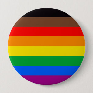 LGBTQプライドフラグ (8色) 缶バッジ