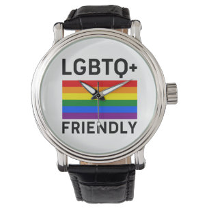 lgbtqプライドフラフレンドリーグシンボルトランスセクシャルゲイl 腕時計