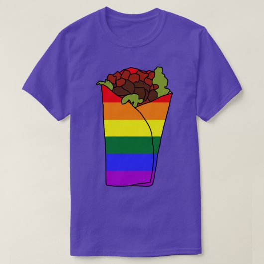 LGBTQプライドブリト Tシャツ (デザイン正面)