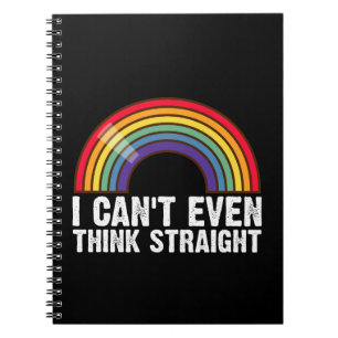 LGBTQプライドマンスにまっすぐ考えられない ノートブック