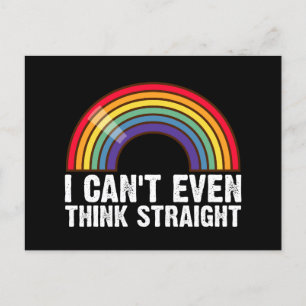 LGBTQプライドマンスは頭が真っ白になる ポストカード
