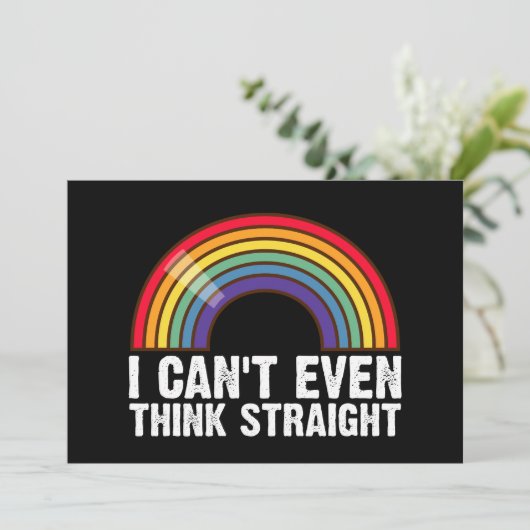 LGBTQプライドマンスは頭が真っ白になる 招待状 (スタンド正面)