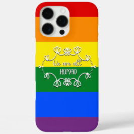 LGBTQプライドマンス すべての人はひとしく人である iPhone 16 PRO MAXケース