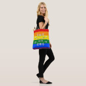 LGBTQプライドマンス 世界はひとつ トートバッグ (モデル)