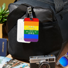 LGBTQプライドマンス 世界はひとつ ラゲッジタグ