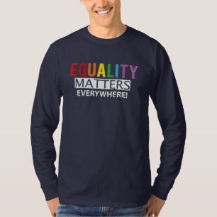 LGBTQプライドマーチの父のための平等は大切グッズ Tシャツ