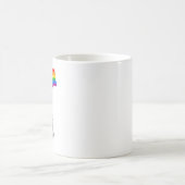 LGBTQプライドムーンマン コーヒーマグカップ (中央)