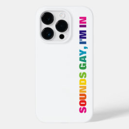 LGBTQプライドレインボーサウンドゲイ Case-Mate iPhone 14 PROケース