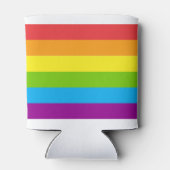 LGBTQプライドレインボーストライプズ 缶クーラー (裏面)