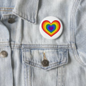 LGBTQプライドレインボーハート 缶バッジ (インサイチュ)