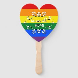 LGBTQプライド月間 私たちはみな人間 ハンドファン