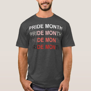 LGBTQプライド月鬼はゲイおもしろいトランスジェンダーと言う  Tシャツ