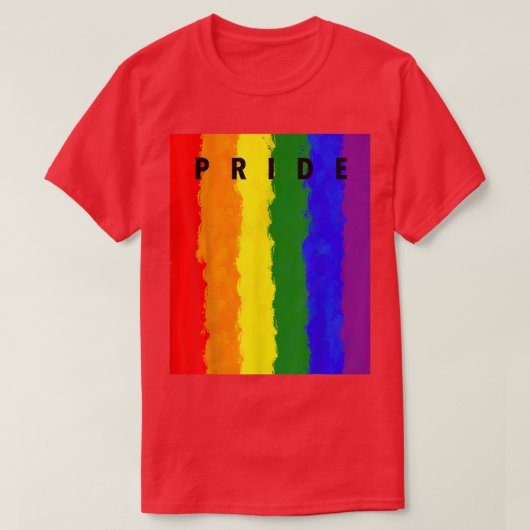 LGBTQプライド月 Tシャツ (デザイン正面)