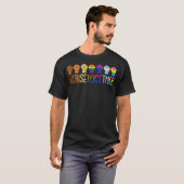 LGBTQプライド社会正義Equali Tシャツ (正面フル)