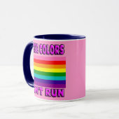 LGBTQプライド。 マグカップ (正面左)