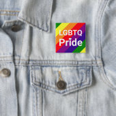 LGBTQプライド レインボー6色ストライプ 缶バッジ (インサイチュ)