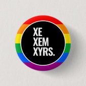 LGBTQプライド 缶バッジ (正面)