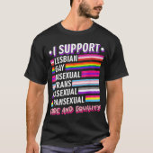 LGBTQプライド Tシャツ (正面)