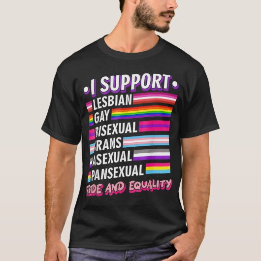 LGBTQプライド Tシャツ (正面)