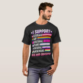 LGBTQプライド Tシャツ (正面フル)
