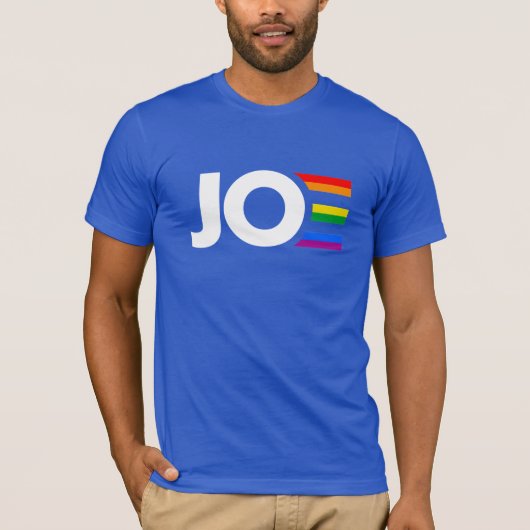 LGBTQプライドfor Joe Tシャツ (正面)