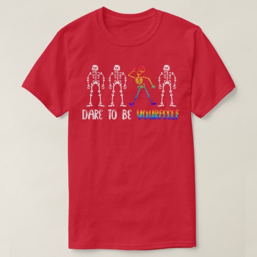LGBTQプライドH Tシャツ (デザイン正面)