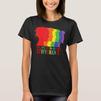 LGBTQプライドLGBT違うの味方の雨になってもいい Tシャツ