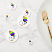 LGBTQプラスチューリップ花 コンフェッティ (グループ)