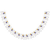 LGBTQプラスチューリップ花 バンティングフラッグ (全)