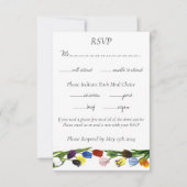 LGBTQプラスチューリップ花 出欠カード (正面)