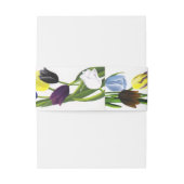 LGBTQプラスチューリップ花 招待状ベリーバンド (裏面例)