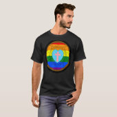 Lgbtqプログレスプライドルターバラゲイトランスジェンダー Tシャツ (正面フル)